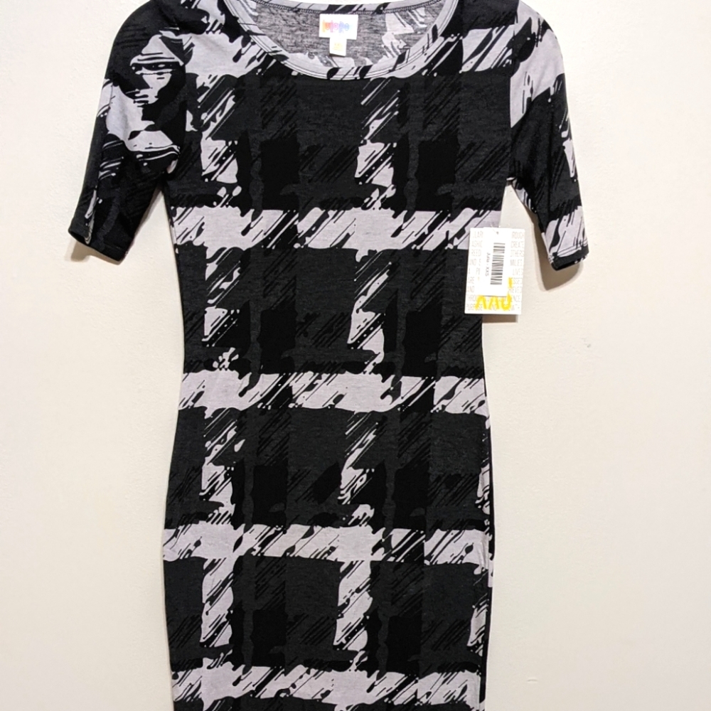 LuLaRoe Julia Dress Plaid